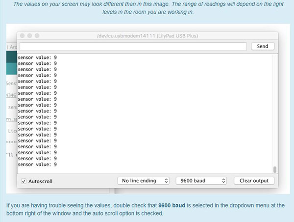 Using the Serial Monitor